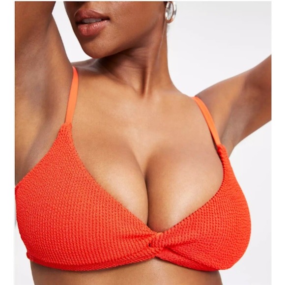 Good American Other - NWT Good American LG ALWAYS FITS TWIST BIKINI TOP Red 124567